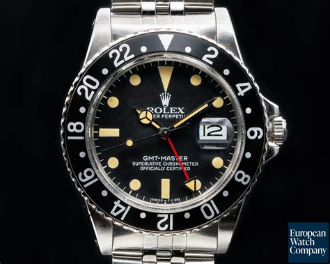 rolex gmt master 16750 history.